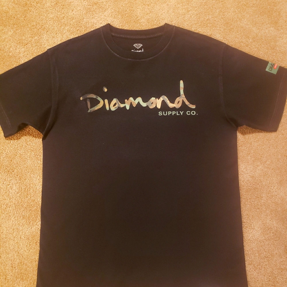 Mens diamond supply t-shirt